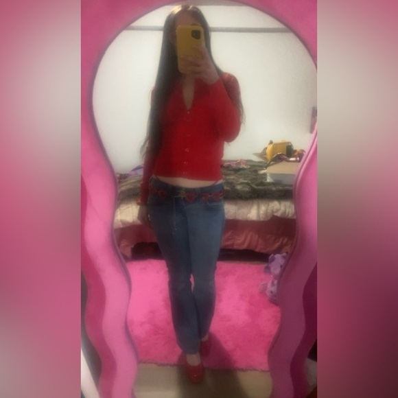 True Religion Super Low-rise Whale Tail Flare Jean - Picture 3 of 13